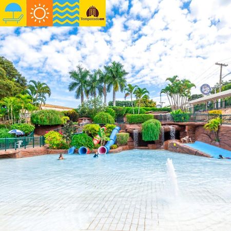 Aparthotel Piazza Com Acesso Ao Acqua Park Caldas Novas Exterior foto